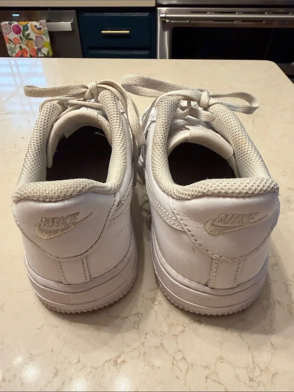 Nike White Leather Sneakers